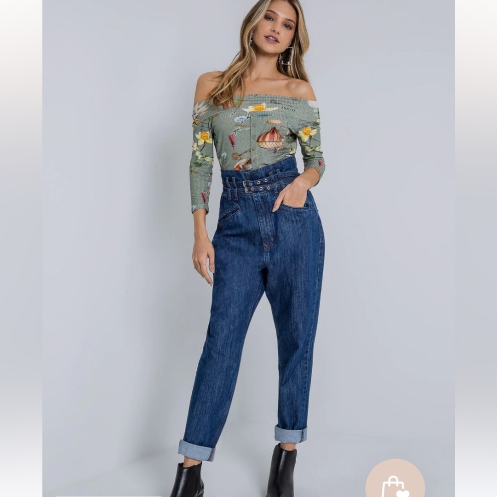 NWT LEZ A LEZ HIGH WAISTED JEANS size 30 designed from Brazil